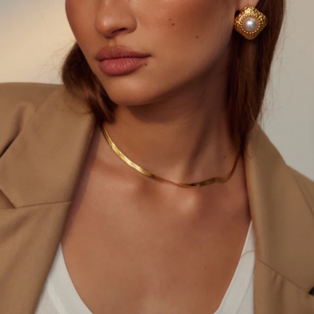 Beau Snake Necklace | Gold | CENDRÉ NWOT! CENDRE